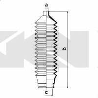Пыльник рулевой тяги, комплект GKN-Spidan 83602