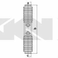 Пыльник рулевой тяги, комплект GKN-Spidan 83591