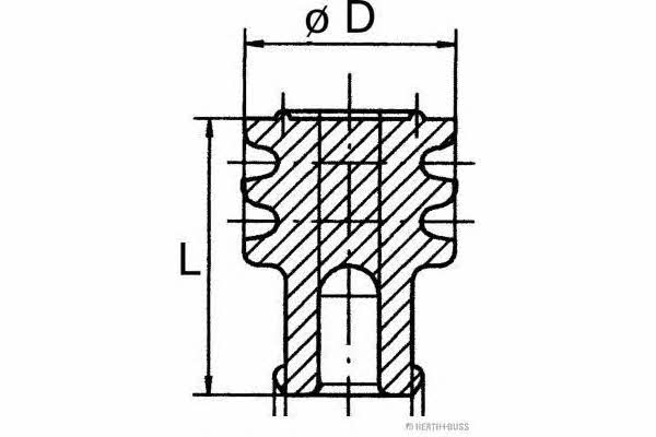 50282043 H+B Elparts Кольцо уплотнительное