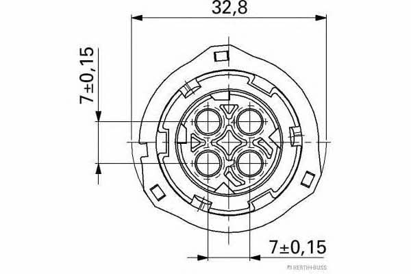 50290952 H+B Elparts Штекерный корпус