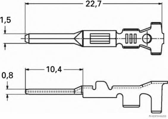 H+B Elparts 50253326 Соединительный элемент 50253326: Отличная цена - Купить в Украине на EXIST.UA! 50253326 H+B Elparts Соединительный элемент
