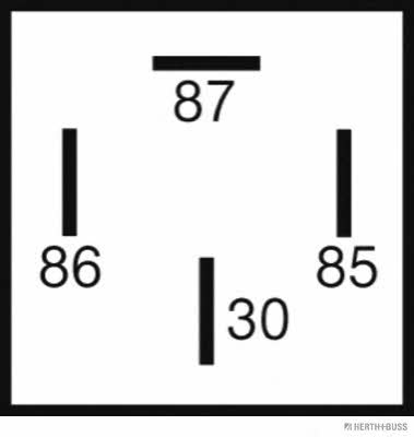 Реле, рабочий ток H+B Elparts 75613129
