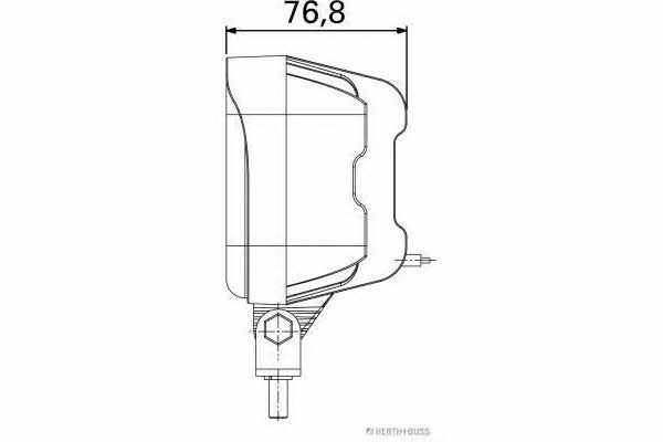 H+B Elparts 80690313 Фара додаткового світла 80690313: Купити в Україні - Добра ціна на EXIST.UA!