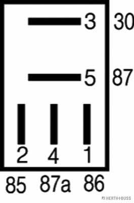 Реле, рабочий ток H+B Elparts 75613193