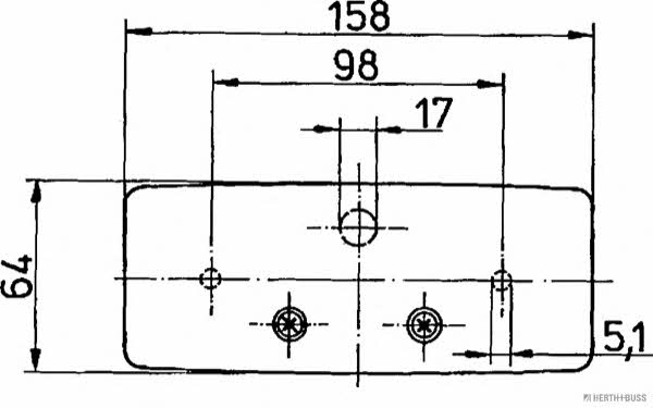 H+B Elparts Фонарь задний правый – цена 804 UAH