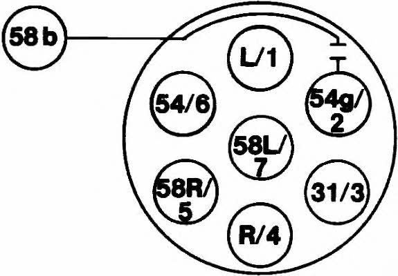 8JB001943011 Hella Розетка