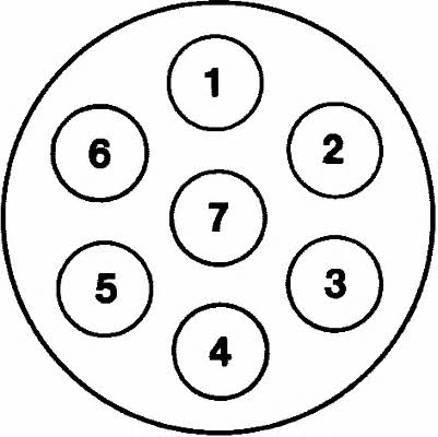8JB001943041 Hella Розетка
