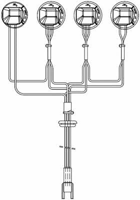 8KA155372001 Hella Кабель з'єднувальний