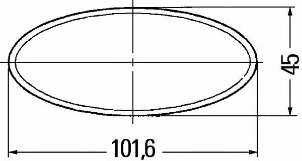 Отражатель света Hella 8RA 343 160-002
