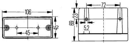 2ZR006609081 Hella Фонарь заднего хода