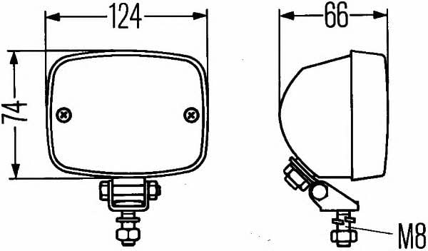 Фонарь противотуманный, задний Hella 2NE 002 985-001