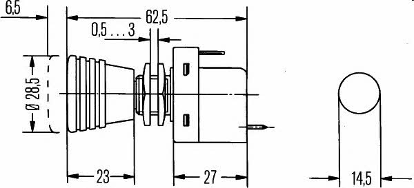 Выключатель Hella 6ED 004 778-001