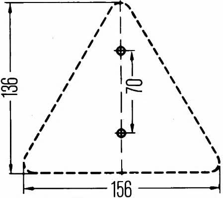 Отражатель света Hella 8RA 002 020-001