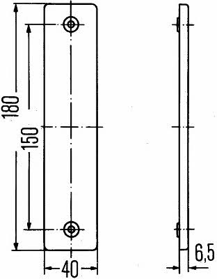Отражатель света Hella 8RA 002 023-021