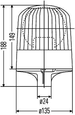 Hella 2RL 007 551-031 Маячок проблесковый 2RL007551031: Купить в Украине - Отличная цена на EXIST.UA! 2RL007551031 Hella Маячок проблесковый