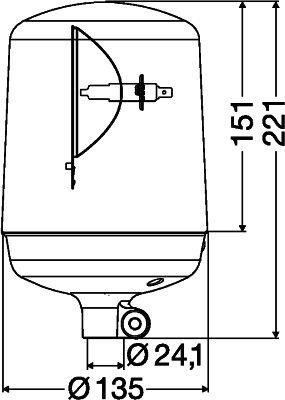 2RL008060001 Hella Маячок проблисковий