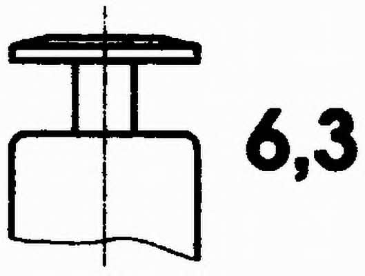 Датчик антифриза Audi A8 (Ауди А8): 6PT009107661 Hella Датчик температуры охлаждающей жидкости