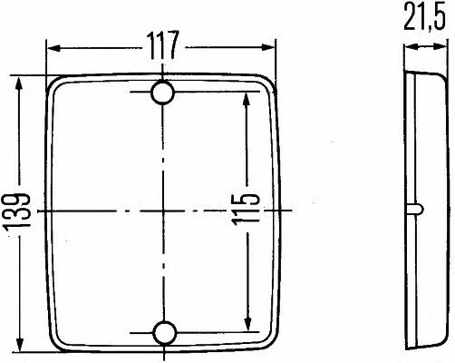 Отражатель света Hella 8RA 003 660-007