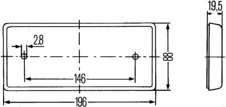 8RA003734101 Hella Отражатель света