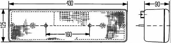 2SK005883057 Hella Фонарь задний