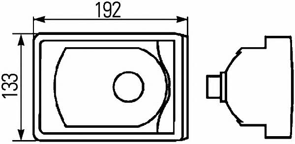Ліхтар заднього ходу Hella 2ZR 008 805-041