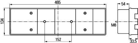 Фонарь задний левый Hella 2VD 008 204-091