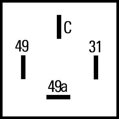 Реле указателя поворотов Hella 4DW 009 492-111