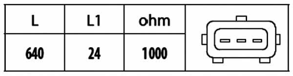 6PU009146491 Hella Датчик положения коленчатого вала