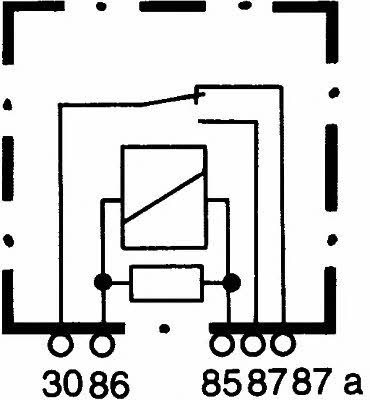 Автомобильное реле Hella 4RD 933 319-007