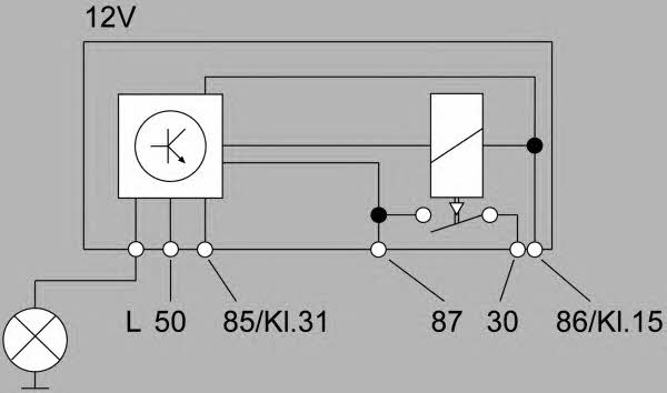 Реле свечей накала Hella 4RV 008 188-091
