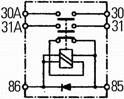 6EK008776011 Hella Выключатель аккумуляторной батареи, аккумуляторная батарея