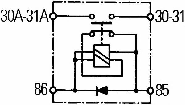 6EK008776031 Hella Головний вимикач, акумулятор