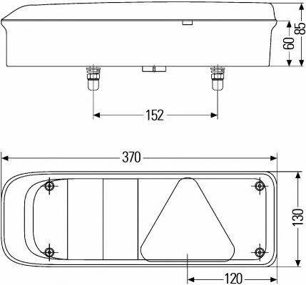 Фонарь задний Hella 2VP 340 930-021