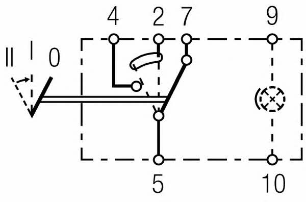 6RH004570311 Hella Выключатель