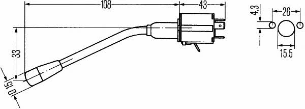 Переключатель подрулевой Hella 6BA 001 539-027