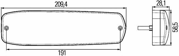 2SD343910001 Hella Фонарь задний