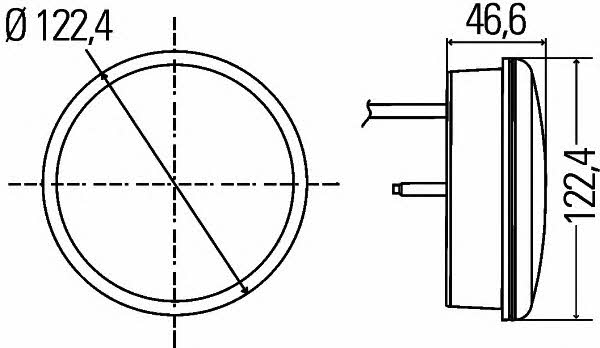 Фонарь задний Hella 2SD 344 200-071