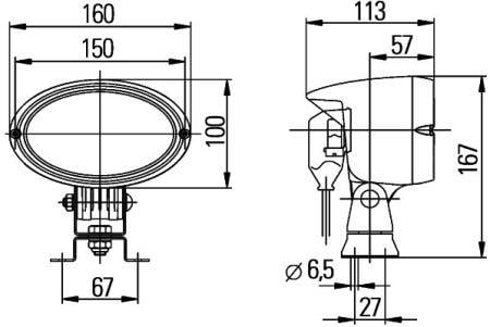 1GA996161391 Hella Фара дополнительного света