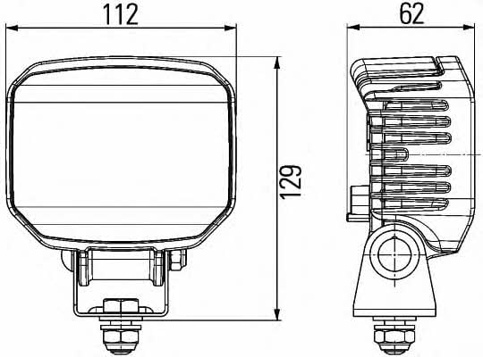 Фара дополнительного света Hella 1GA 996 188-001