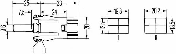 Концевик двери Hella 6ZF 004 229-011