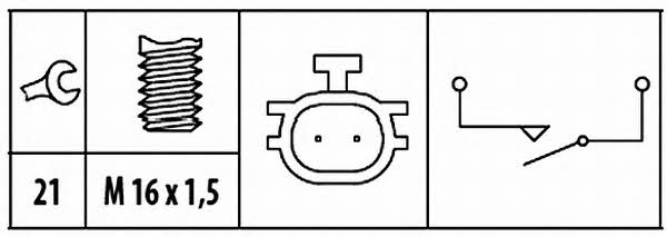 Датчик включения заднего хода Hella 6ZF 181 612-061