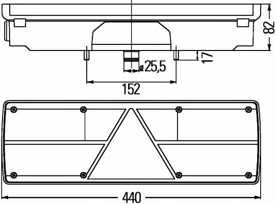 Ліхтар задній Hella 2VP 340 450-151
