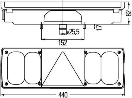 2VP340450451 Hella Ліхтар задній