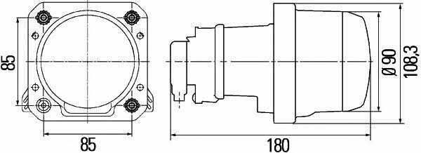 Фара основная Hella 1AL 009 997-001