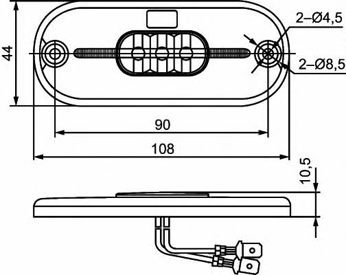 2TM357009111 Hella Фонарь задний