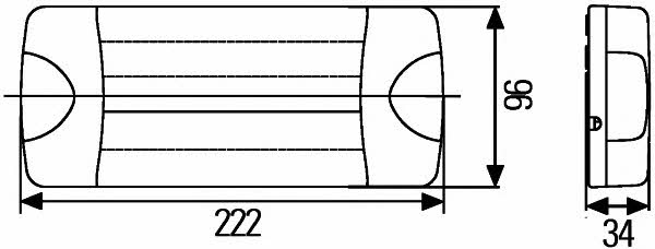 2SD980613211 Hella Ліхтар задній