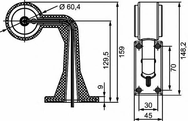 2XS357005041 Hella Фонарь габаритный