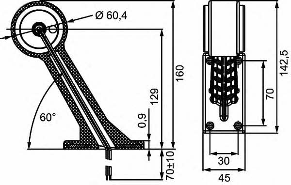 2XS357004041 Hella Фонарь габаритный