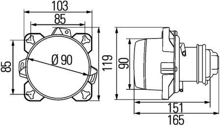 Купить Hella 1BL 008 193-021 по низкой цене в Украине!