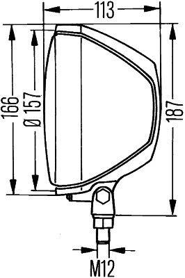 Фара основная Hella 1S5 003 178-431